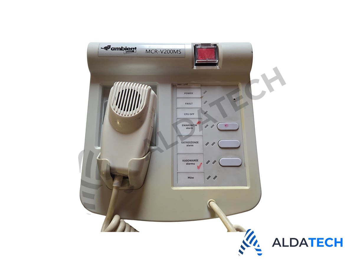 MCR-V200MS Mikrofon strażaka system DSO (model RM-200XF)